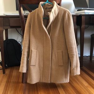Camel Colored J Crew Wool Coat